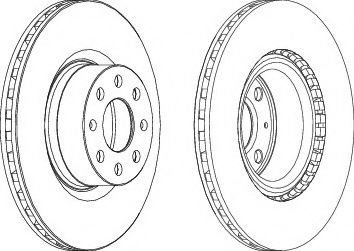 Disc frana OPEL CORSA D (2006 - 2016) FERODO DDF1298 piesa NOUA