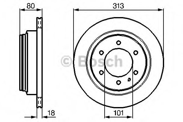 Disc frana OPEL FRONTERA B (6B) (1998 - 2016) BOSCH 0 986 478 496 piesa NOUA