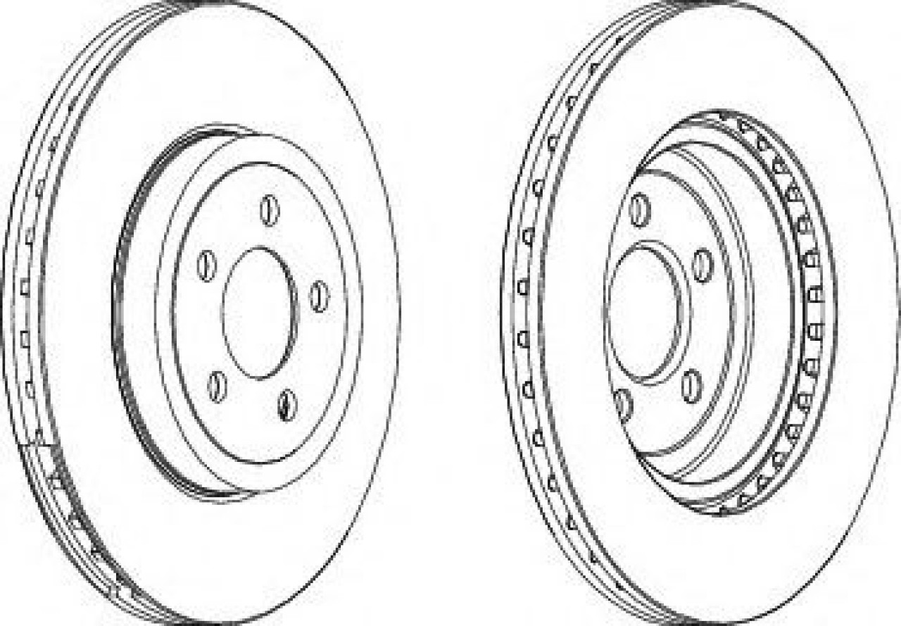 Disc frana OPEL INSIGNIA (2008 - 2016) FERODO DDF1765-1 piesa NOUA