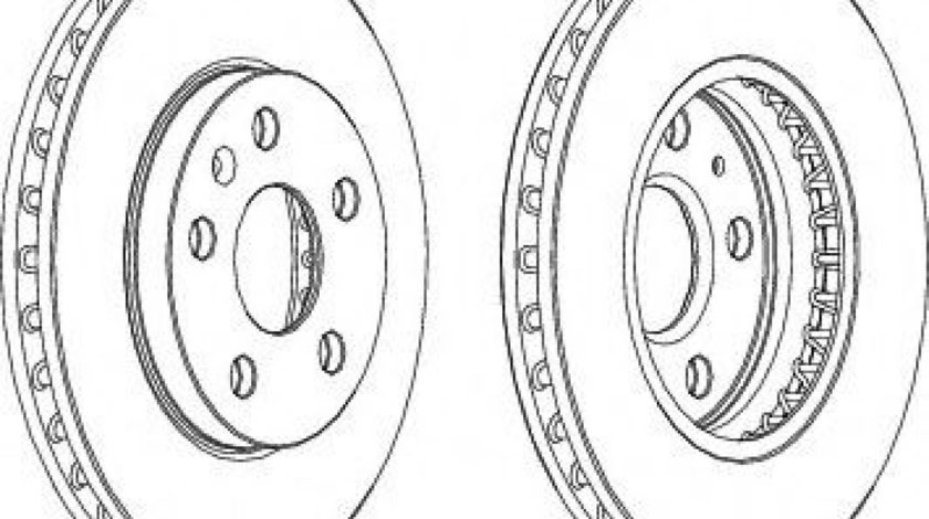 Disc frana OPEL INSIGNIA (2008 - 2016) FERODO DDF1721C piesa NOUA