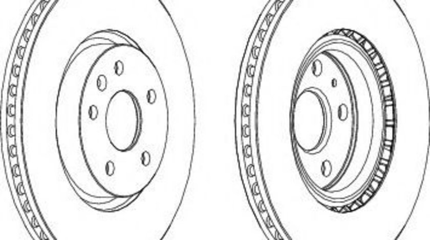 Disc frana OPEL INSIGNIA (2008 - 2016) FERODO DDF1723C-1 piesa NOUA