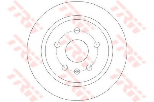 Disc frana OPEL INSIGNIA (2008 - 2016) TRW DF6312 piesa NOUA