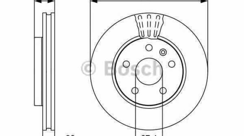 Disc frana OPEL INSIGNIA BOSCH 0 986 479 C16