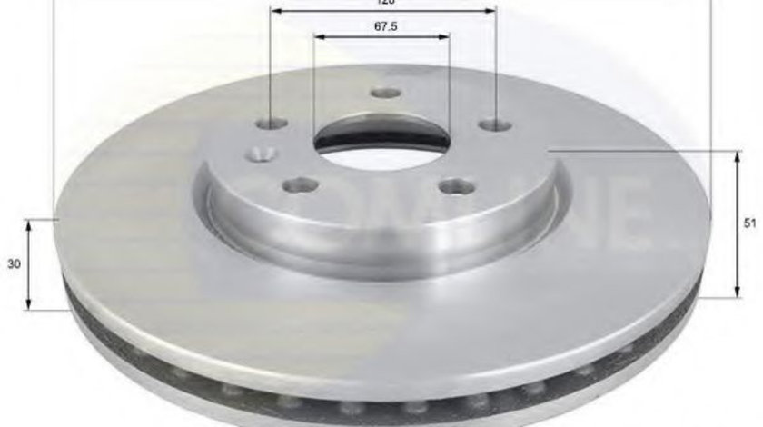 Disc frana OPEL INSIGNIA Combi (2008 - 2016) COMLINE ADC1142V piesa NOUA