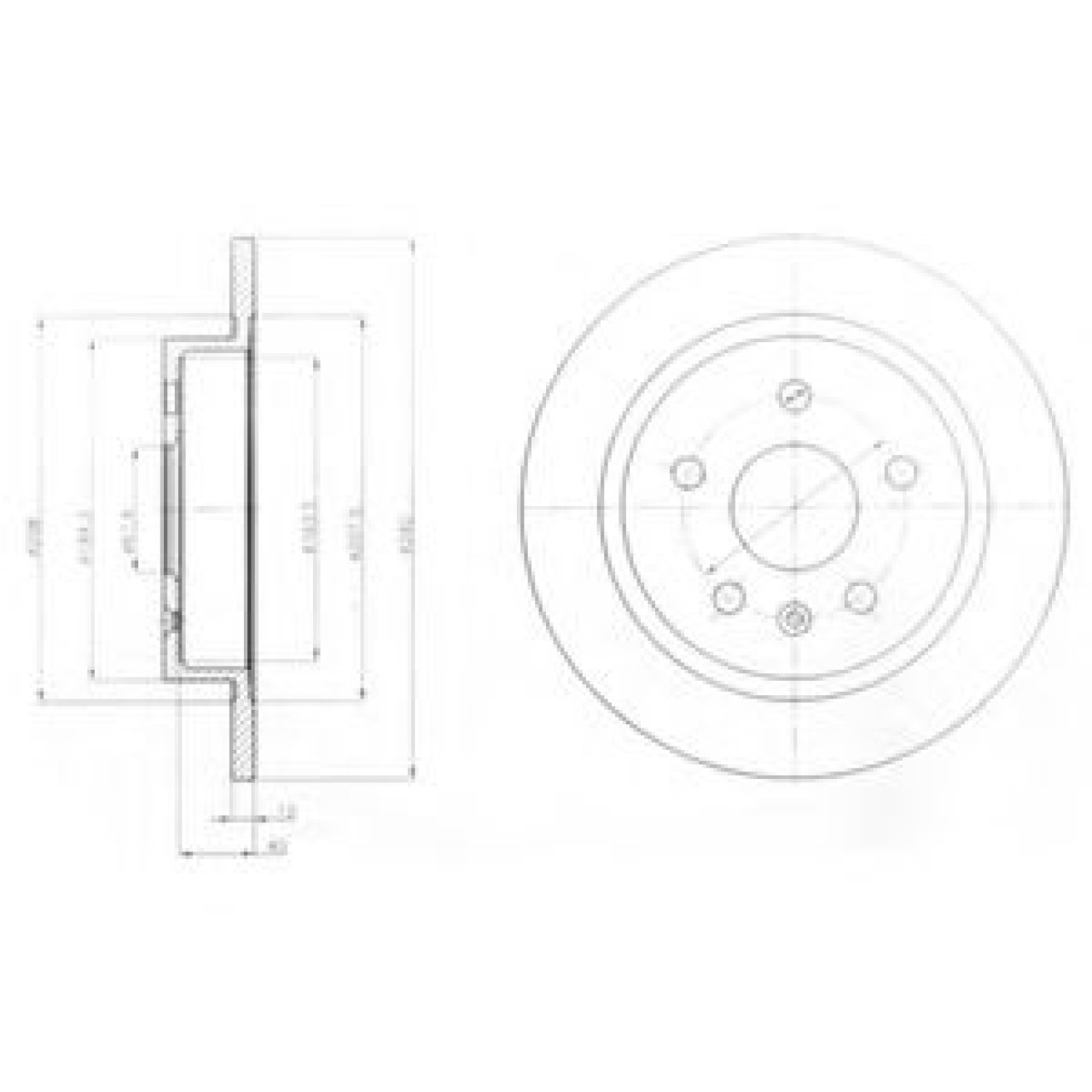 Disc frana OPEL INSIGNIA Combi (2008 - 2016) DELPHI BG4188 piesa NOUA