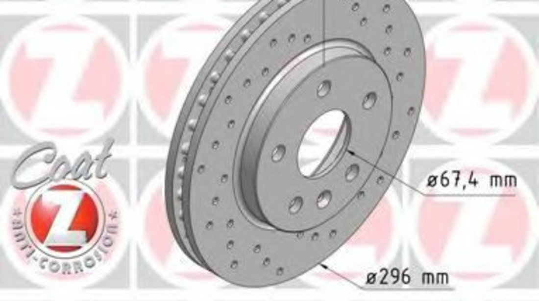 Disc frana OPEL INSIGNIA Combi (2008 - 2016) ZIMMERMANN 430.2614.52 piesa NOUA