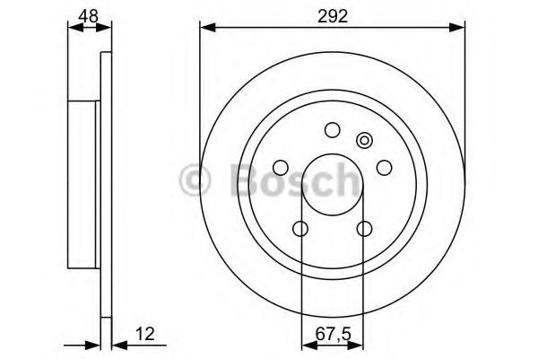 Disc frana OPEL INSIGNIA Limuzina (2008 - 2016) BOSCH 0 986 479 C73 piesa NOUA