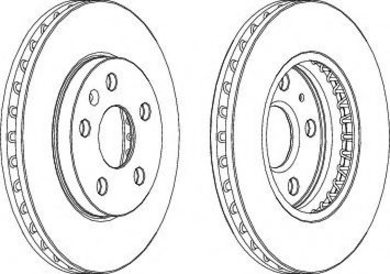 Disc frana OPEL INSIGNIA Limuzina (2008 - 2016) FERODO DDF1721C piesa NOUA