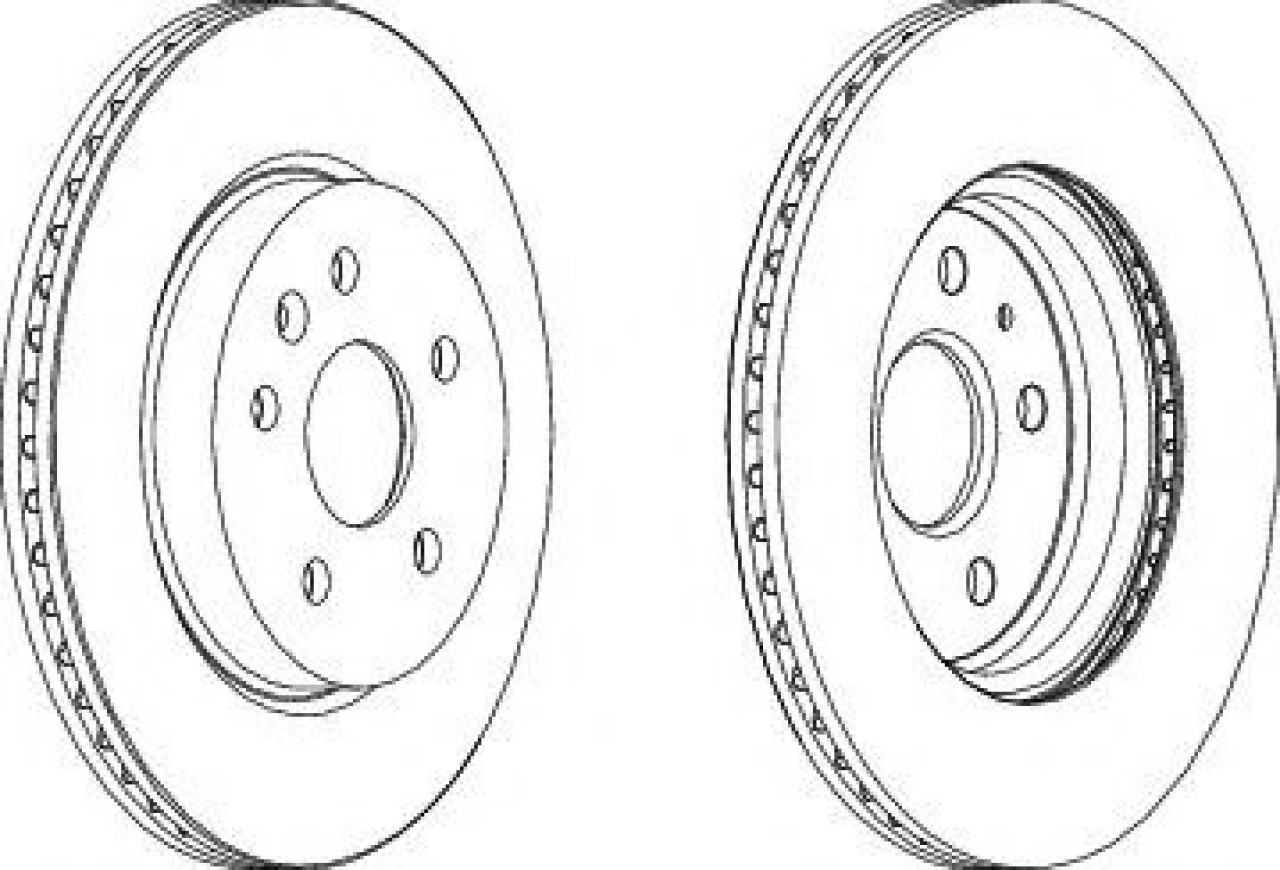 Disc frana OPEL INSIGNIA Limuzina (2008 - 2016) FERODO DDF1805C piesa NOUA