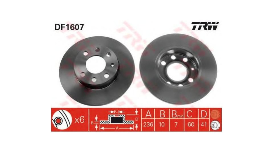 Disc frana Opel KADETT E Combo (38_, 48_) 1986-1994 #2 02586