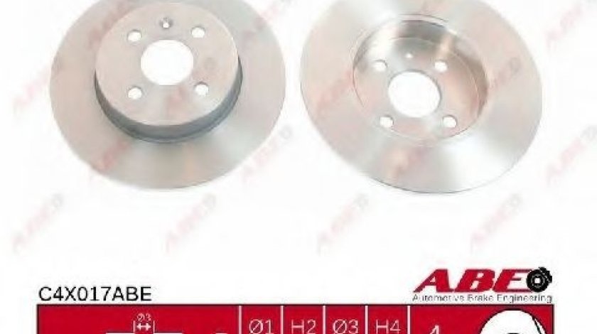 Disc frana OPEL MERIVA (2003 - 2010) ABE C4X017ABE piesa NOUA