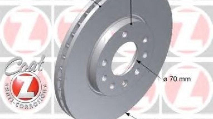 Disc frana OPEL MERIVA (2003 - 2010) ZIMMERMANN 430.1483.20 piesa NOUA