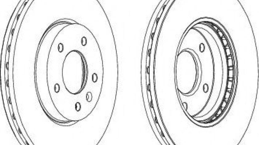 Disc frana OPEL MOKKA (2012 - 2016) FERODO DDF1870 piesa NOUA