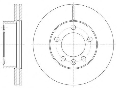 Disc frana OPEL MOVANO B bus (2010 - 2016) REMSA 61475.10 piesa NOUA