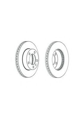 Disc frana OPEL MOVANO B caroserie (2010 - 2016) FERODO DDF1974C-1 piesa NOUA