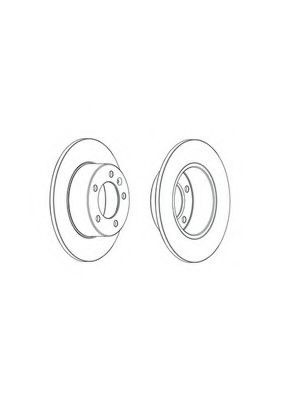Disc frana OPEL MOVANO B caroserie (2010 - 2016) FERODO DDF1975C piesa NOUA