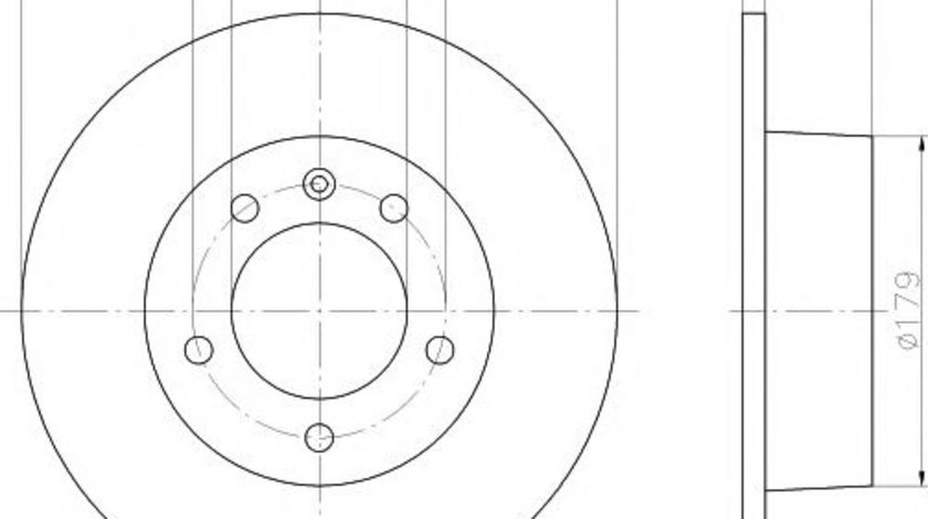 Disc frana OPEL MOVANO platou / sasiu (U9, E9) (1998 - 2010) TEXTAR 92111203 piesa NOUA