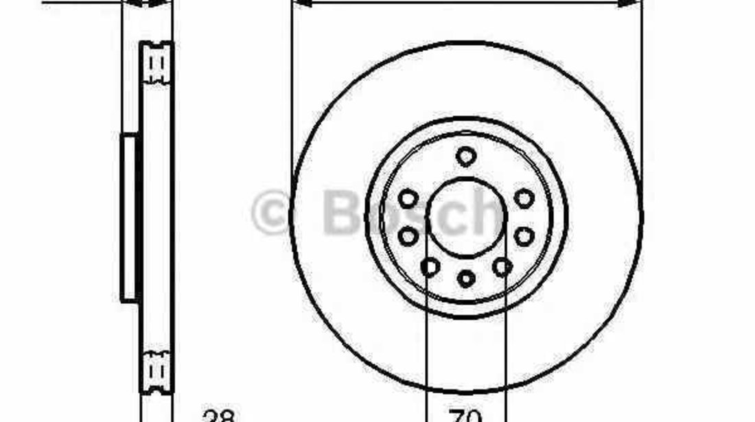 Disc frana OPEL SIGNUM BOSCH 0 986 479 143