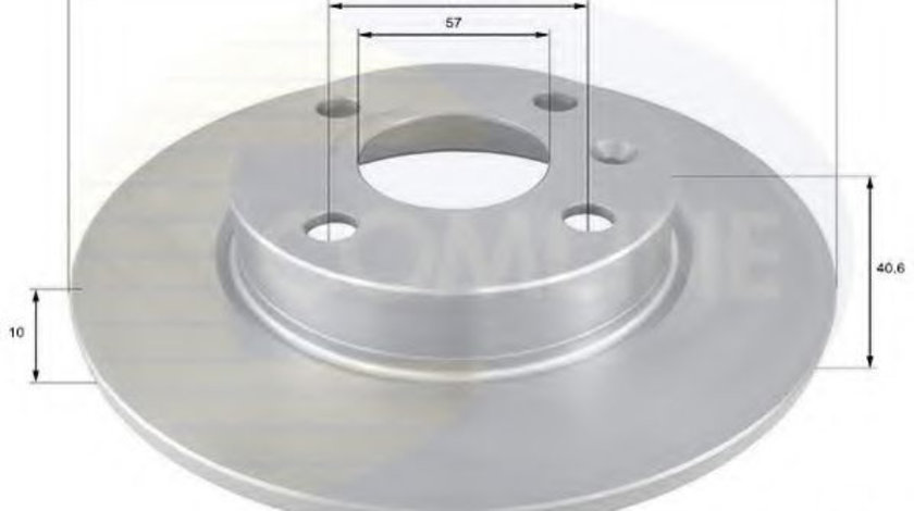 Disc frana OPEL TIGRA TwinTop (2004 - 2016) COMLINE ADC1134 piesa NOUA