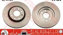 Disc frana OPEL TIGRA TwinTop (2004 - 2016) TRW DF...