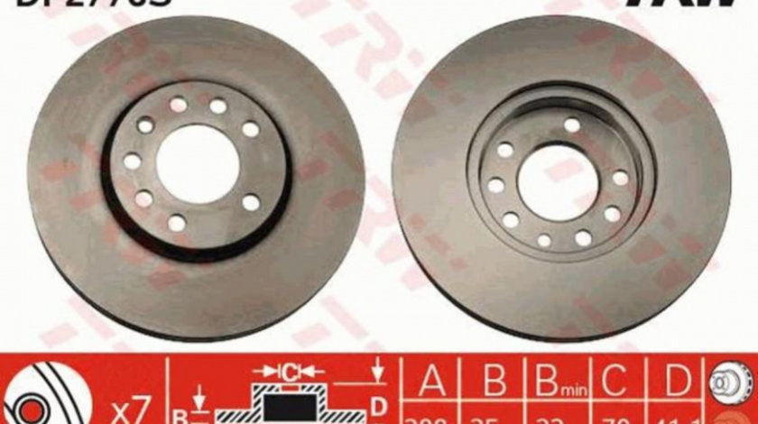 Disc frana Opel VECTRA B (36_) 1995-2002 #3 09699710