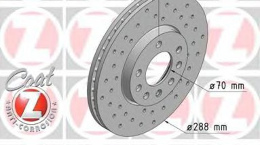 Disc frana OPEL VECTRA B (36) (1995 - 2002) ZIMMERMANN 430.1473.52 piesa NOUA