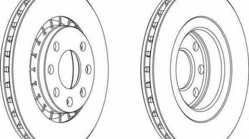 Disc frana OPEL VECTRA B 36 FERODO DDF206