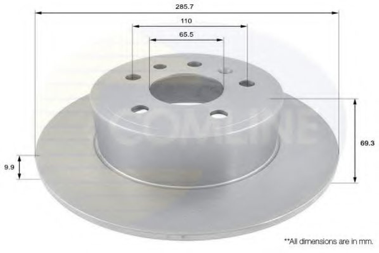 Disc frana OPEL VECTRA B Hatchback (38) (1995 - 2003) COMLINE ADC1122 piesa NOUA