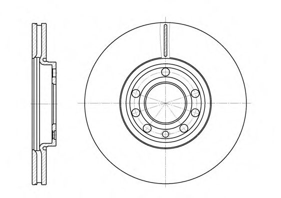 Disc frana OPEL VECTRA C (2002 - 2016) REMSA 6689.10 piesa NOUA
