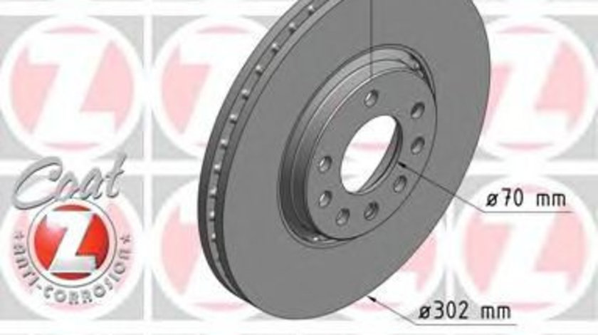 Disc frana OPEL VECTRA C (2002 - 2016) ZIMMERMANN 430.1495.20 piesa NOUA