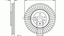 Disc frana OPEL VECTRA C Combi (2003 - 2016) BOSCH...