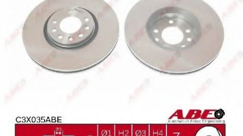 Disc frana OPEL VECTRA C GTS (2002 - 2016) ABE C3X035ABE piesa NOUA
