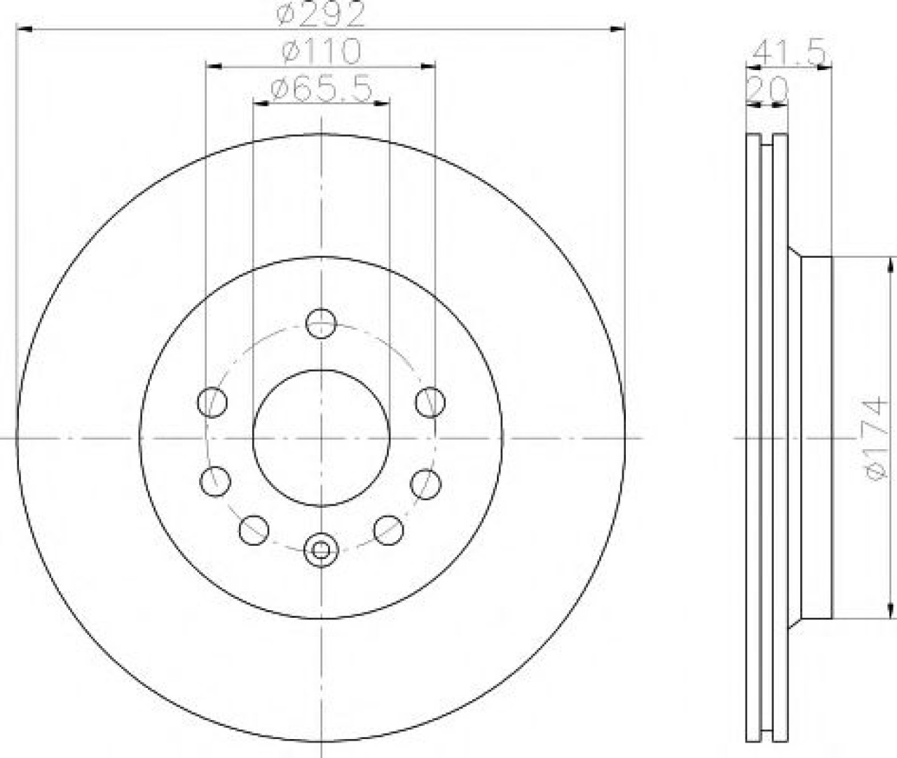 Disc frana OPEL VECTRA C GTS (2002 - 2016) TEXTAR 92118403 piesa NOUA