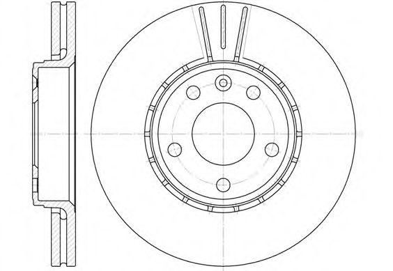 Disc frana OPEL VIVARO platou / sasiu (E7) (2006 - 2014) REMSA 6682.10 piesa NOUA