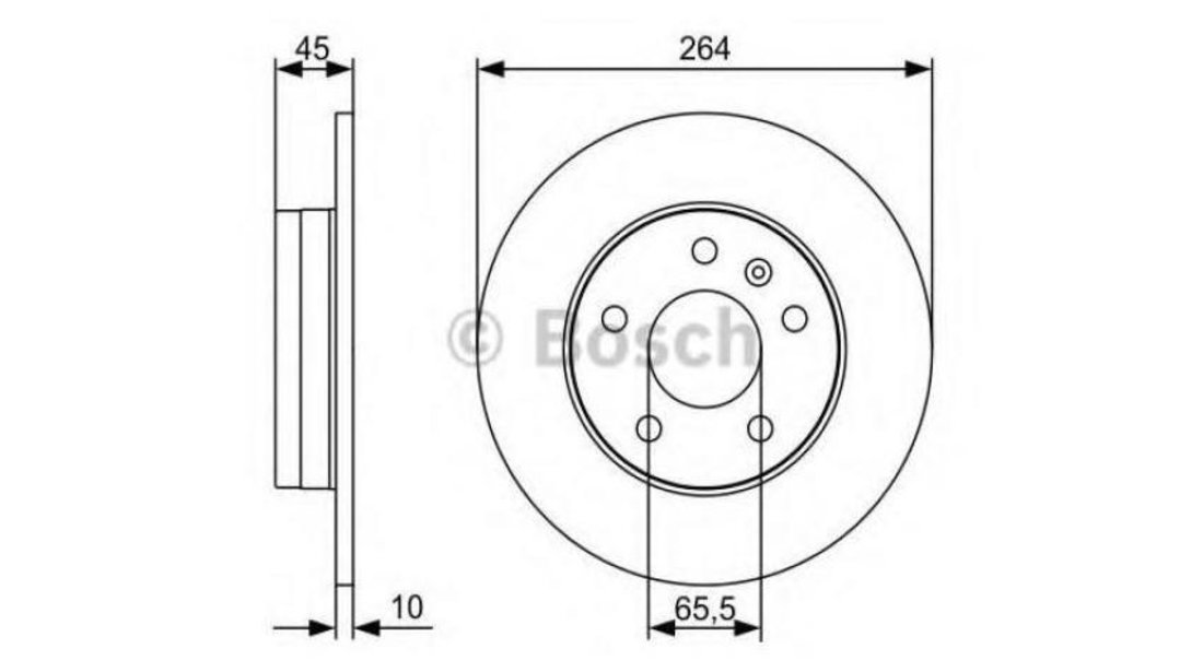 Disc frana Opel ZAFIRA B (A05) 2005-2016 #3 0986479516