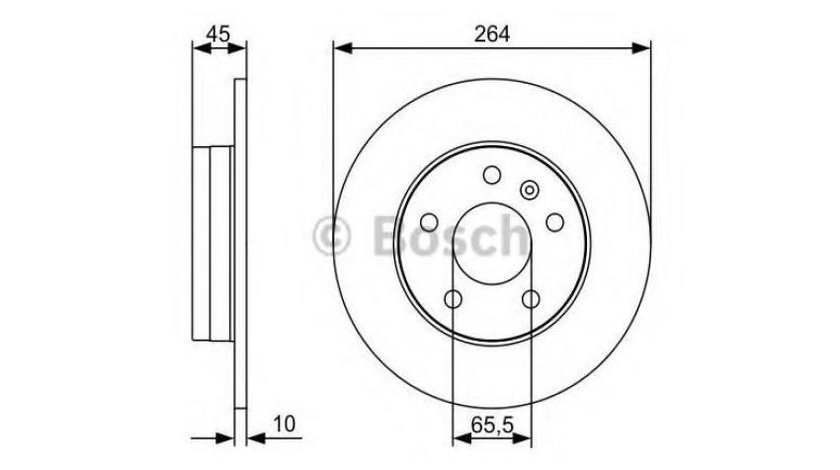 Disc frana Opel ZAFIRA B (A05) 2005-2016 #3 0986479516