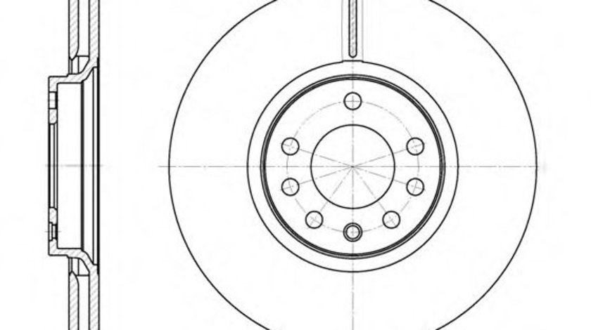 Disc frana OPEL ZAFIRA B (A05) (2005 - 2016) REMSA 6729.10 piesa NOUA