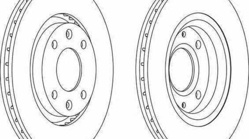 Disc frana PEUGEOT 2008 FERODO DDF1140