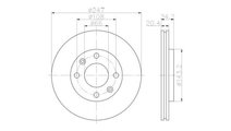 Disc frana Peugeot 205 caroserie 1994-2016 #2 0951...