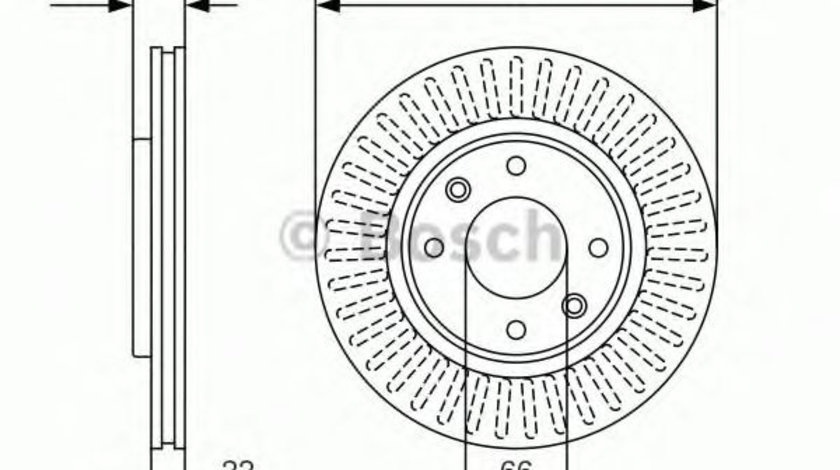 Disc frana PEUGEOT 206 SW (2E/K) (2002 - 2016) BOSCH 0 986 479 R63 piesa NOUA
