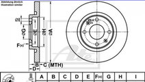 Disc frana Peugeot 301 2012-2016 #2 08723810