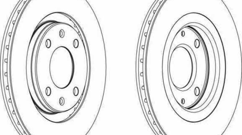 Disc frana PEUGEOT 306 7B N3 N5 FERODO DDF192