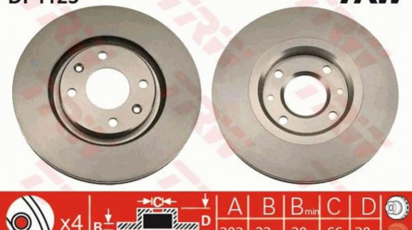 Disc frana Peugeot 306 hatchback (7A, 7C, N3, N5) 1993-2003 #2 00004246T9