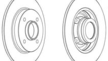 Disc frana PEUGEOT 307 Break (3E) PEUGEOT (DF-PSA)...