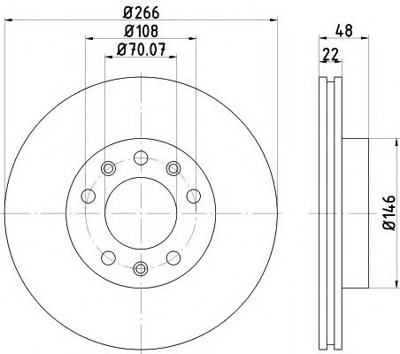 Disc frana PEUGEOT 308 II (2013 - 2016) TEXTAR 92269003 piesa NOUA