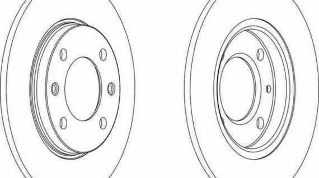 Disc frana PEUGEOT 309 I 10C 10A FERODO DDF244