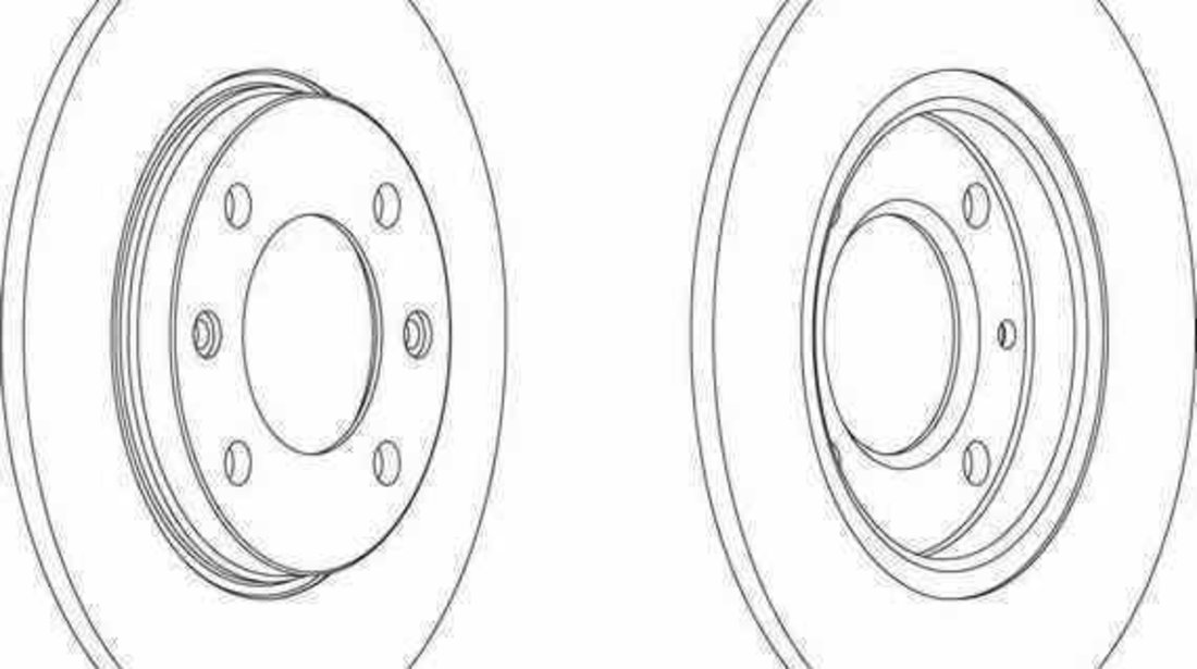 Disc frana PEUGEOT 309 I 10C 10A FERODO DDF244