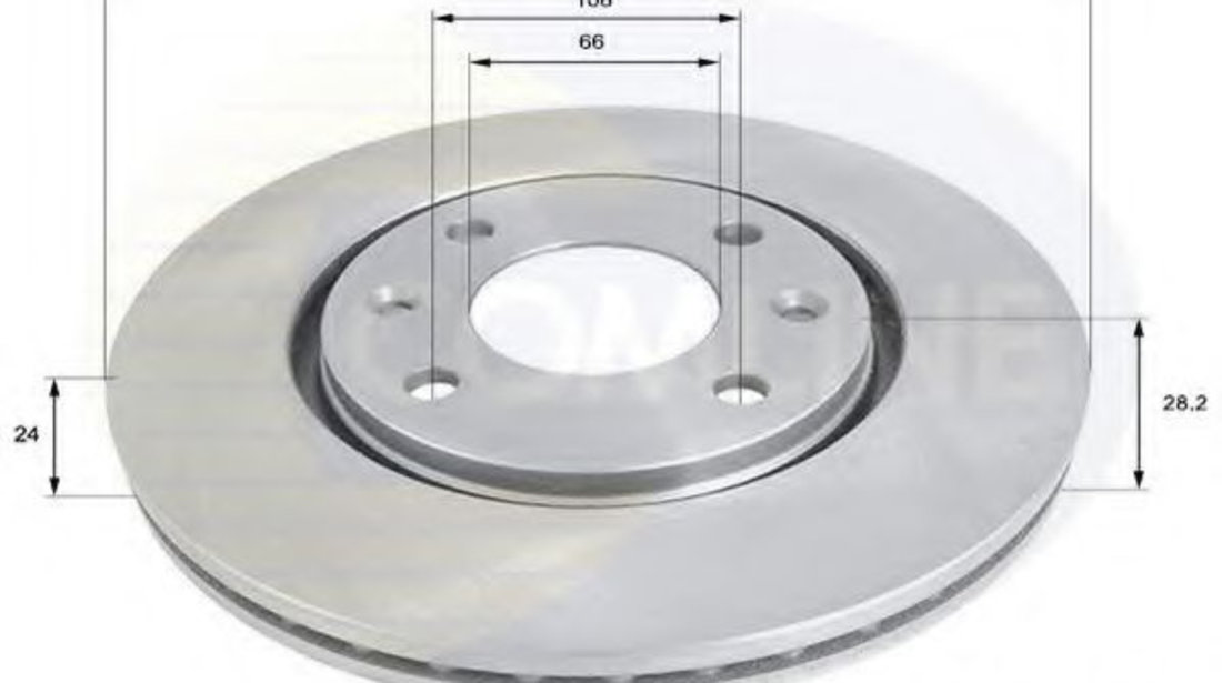 Disc frana PEUGEOT 406 (8B) (1995 - 2005) COMLINE ADC1523V piesa NOUA