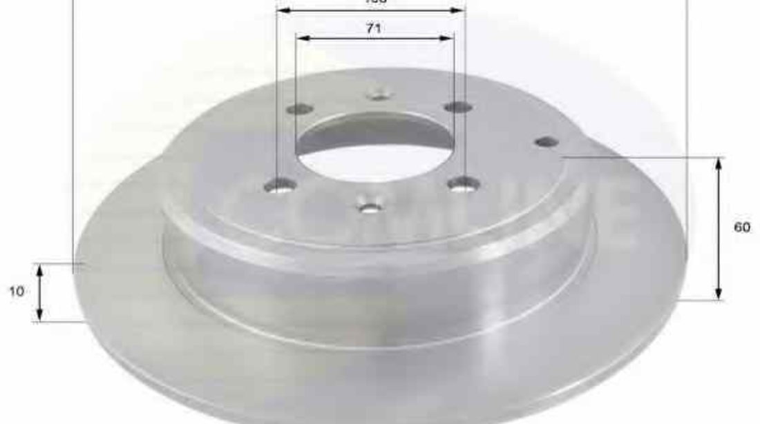 Disc frana PEUGEOT 406 cupe 8C COMLINE ADC1524