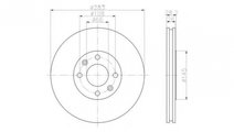 Disc frana Peugeot 406 Estate (8E/F) 1996-2004 #2 ...